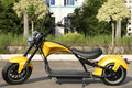 Elektro-Chopper Mangosteen M1 in Gelb – 2000W Hochleistungsmotor und Stilvoll