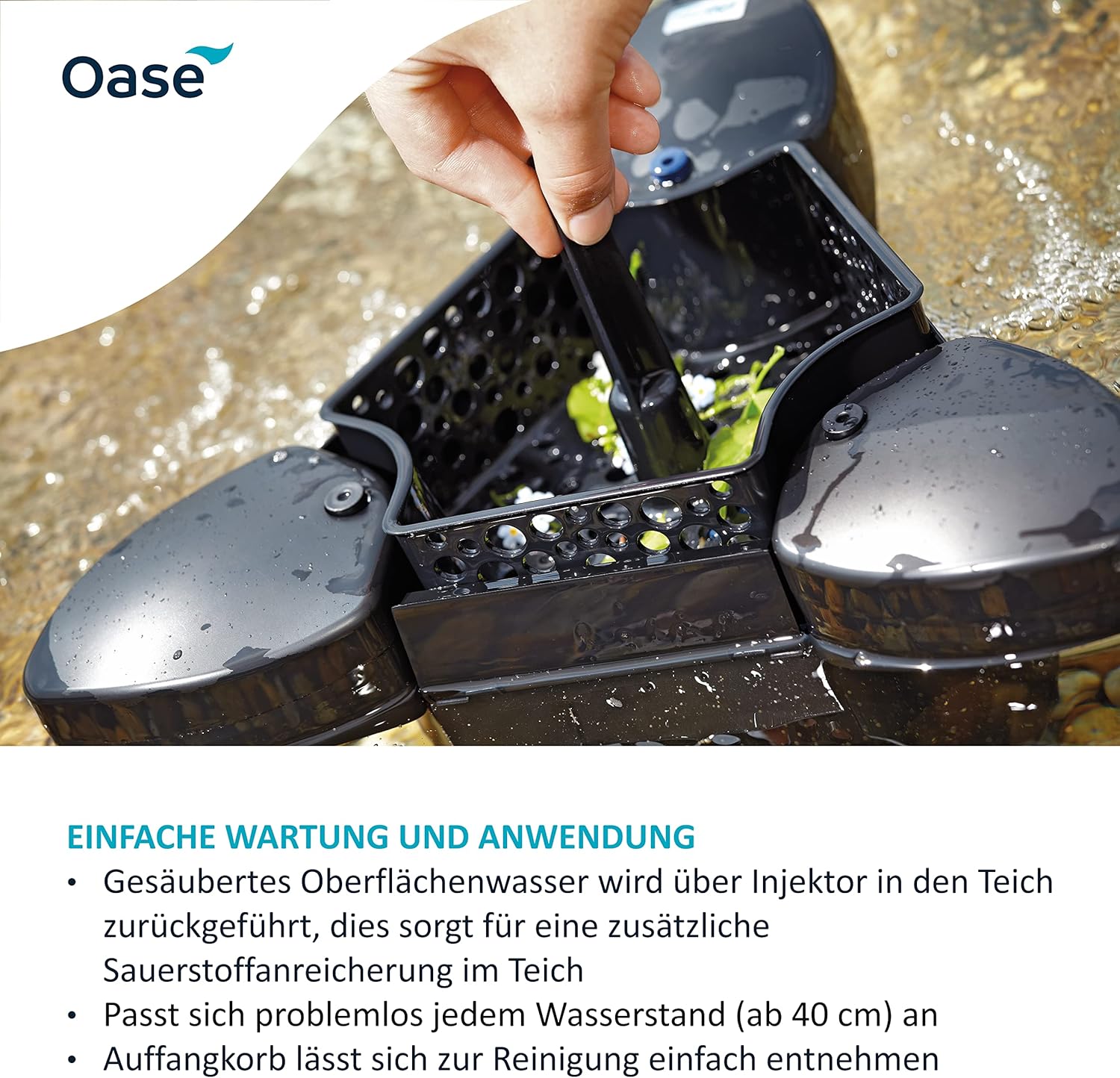 Oase 50170 SwimSkim CWS & Söll 14432 FilterstarterBakterien hochreine Mikroorganismen für Teiche 500 g - natürliche Filterbakterien aktivieren die Biologie der Filter im Gartenteich
