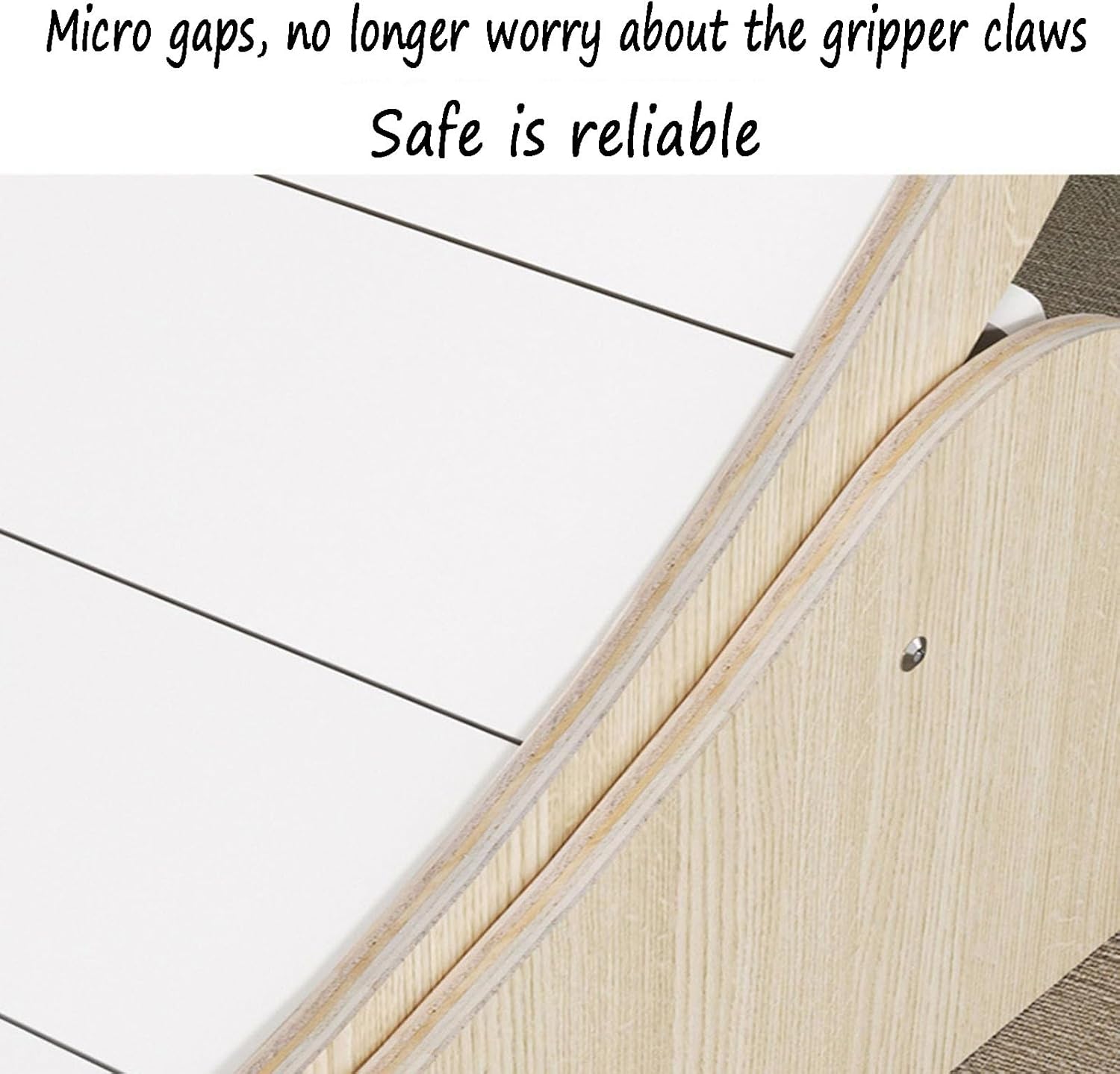 Cat Treadmill for Home Cats, Silent Cat Wheel, High Fibre Furniture Plate, Grade E1/Solid Wood Multilayer Plate with Locking Buckle, No Pinching of the Feet, S Solidwood