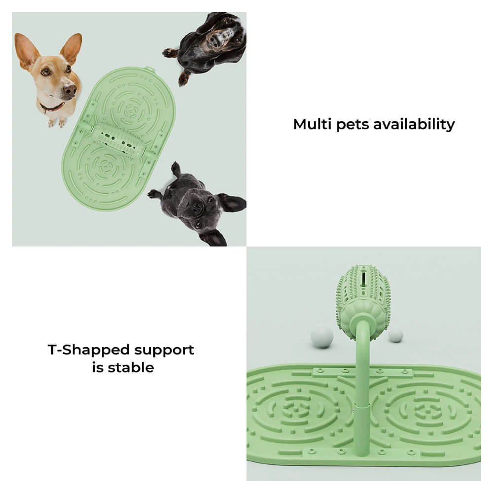 PawLeck - Tappetino da leccare con funzione di alimentazione lenta per cani