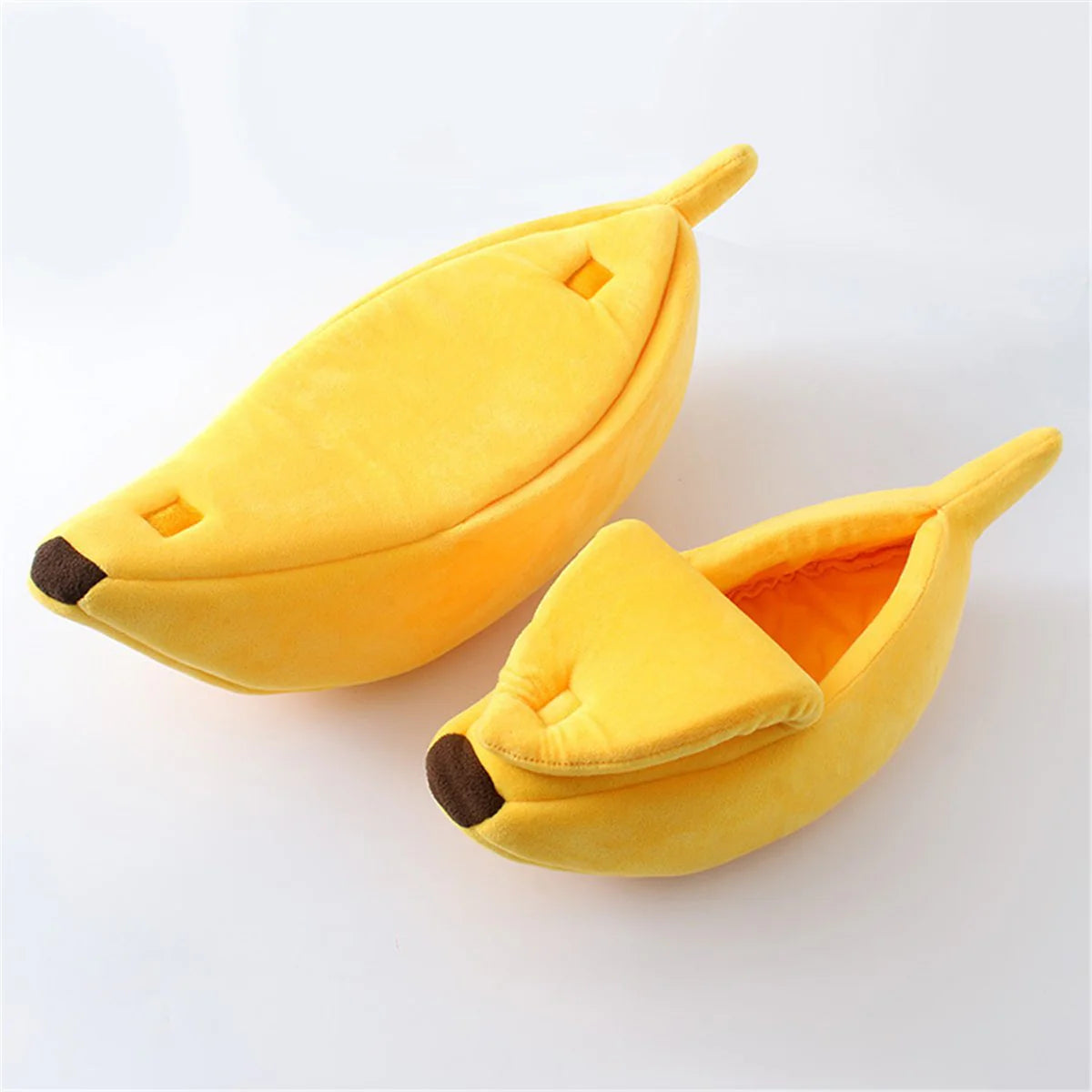 Accogliente letto a banana per gatti – Il posto perfetto per dormire per il tuo felino domestico