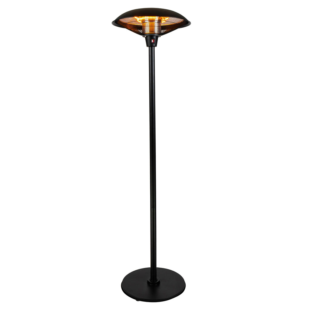 Fornorth Heizstrahler, stufa da terra premium 2000W, nera