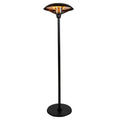 Fornorth Heizstrahler, stufa da terra premium 2000W, nera