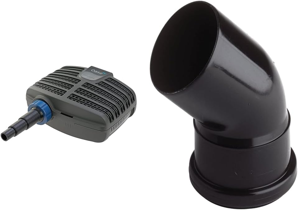 OASE 20249 Filterpumpe AquaMax Eco Classic 3500E, 3500 l/h Förderleistung, energiesparende Bachlaufpumpe, Teichpumpe, Filter, Pumpe, Bachlauf, Schwarz
