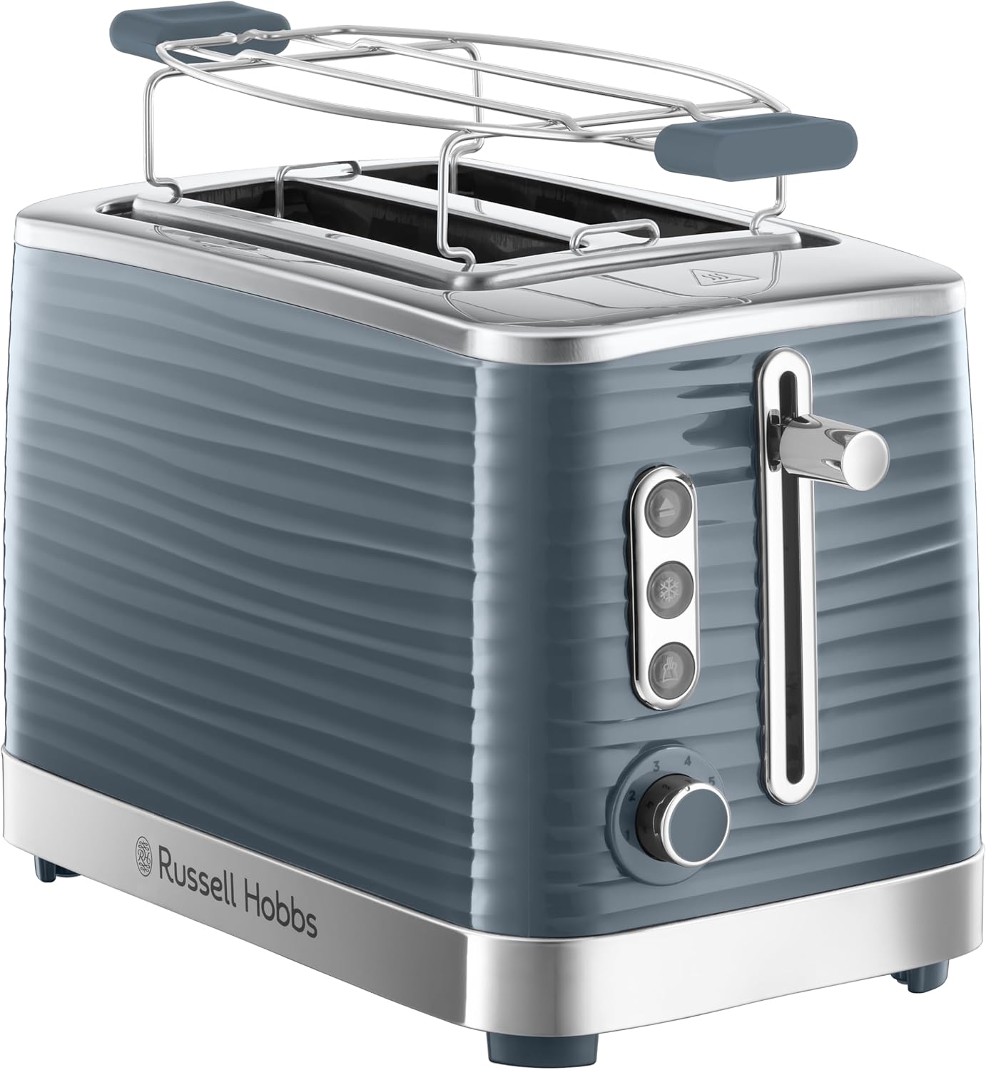 Russell Hobbs Inspire Grey Set Colazione Tostapane, Bollitore e Macchina da Caffè