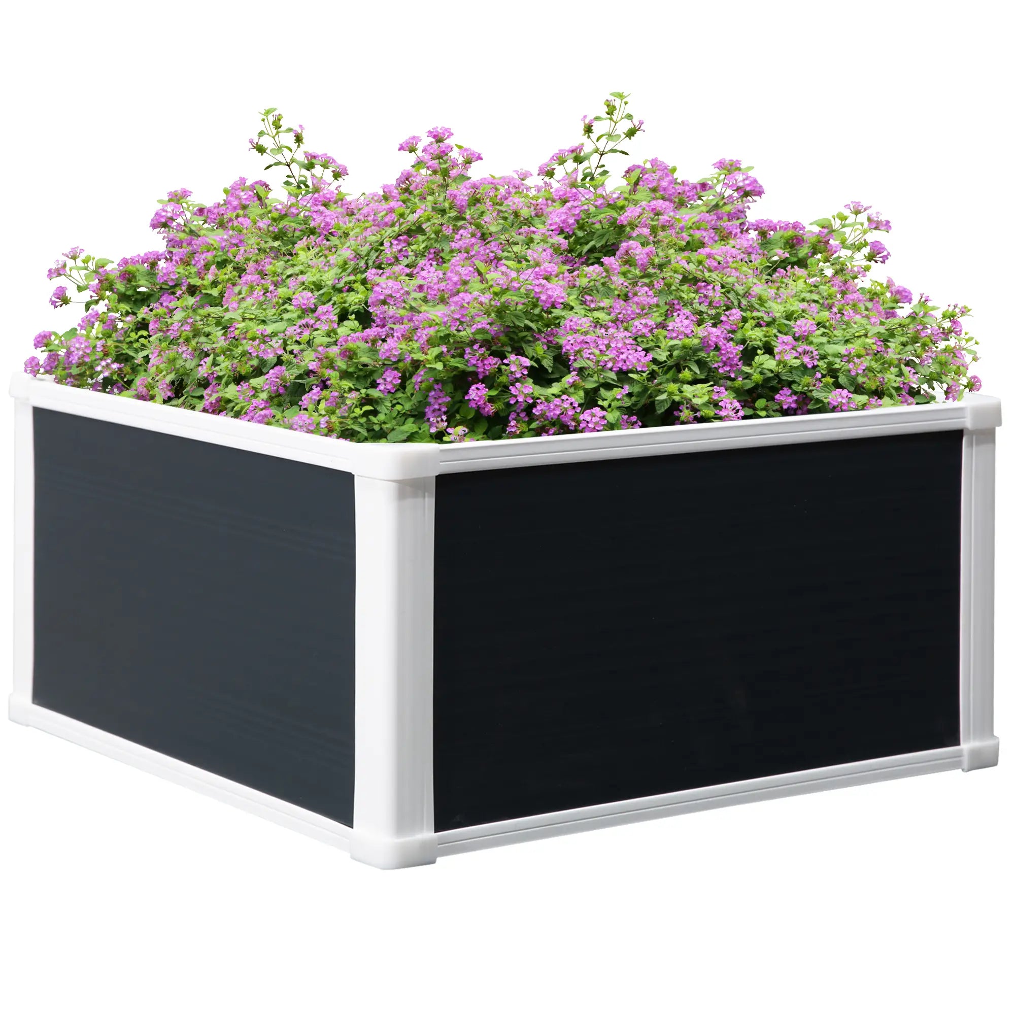 Outsunny Fioriera aiuola rialzata per verdure ed erbe aromatiche protetta dai parassiti