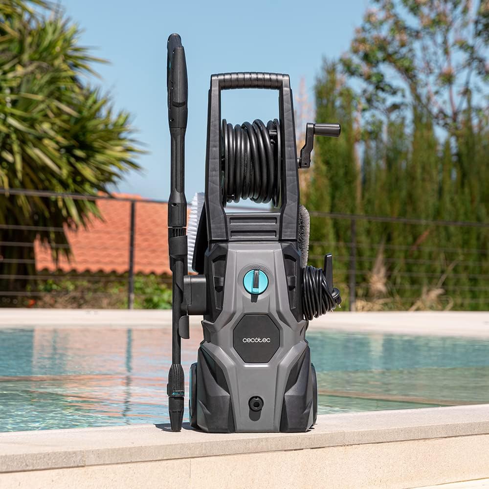 Idropulitrice Cecotec HydroBoost 2400 AdvanceClean, 2400 W, per casa, giardino o auto, portata 480 l/h, pressione 180 bar, pompa in alluminio, raggio d'azione 14 m, multicolore