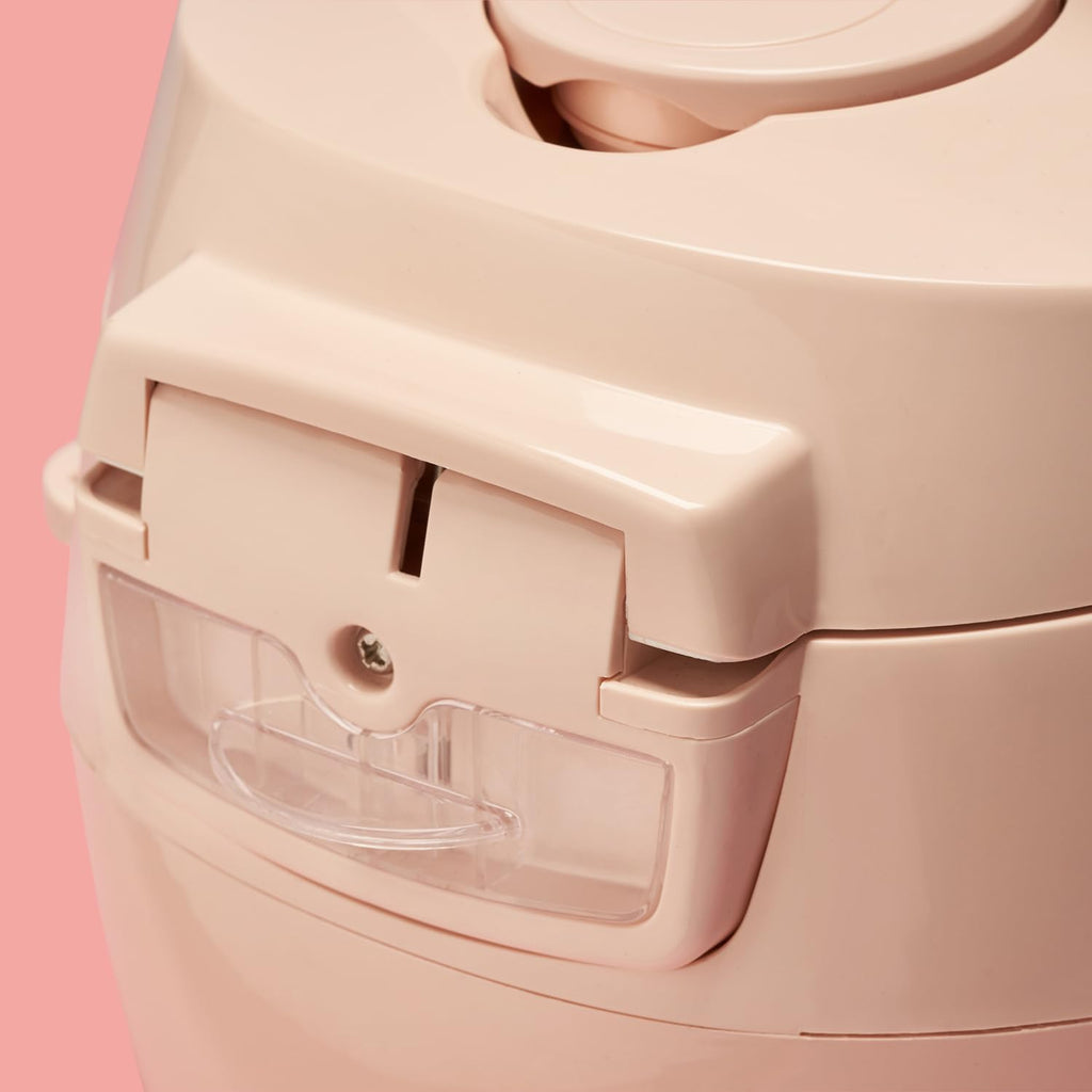 REISHUNGER Cuociriso digitale piccolo, nero | Da 0,6 L fino a 3 persone | Funzione mantenimento calore, timer e pentola premium | Multicooker e vaporiera piccoli, 8 programmi, tecnologia a 7 fasi