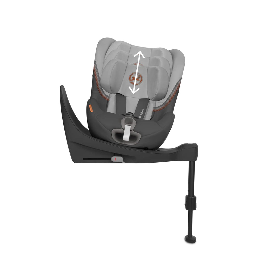 CYBEX Gold Kinder-Autositz Sirona S2 i-Size, Ab ca. 3 Monaten bis 4 Jahren, Max. 18 kg, SensorSafe kompatibel, Granite Black