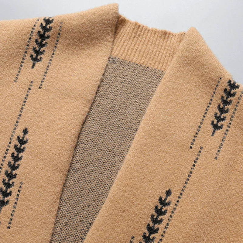 Cardigan da uomo a fantasia