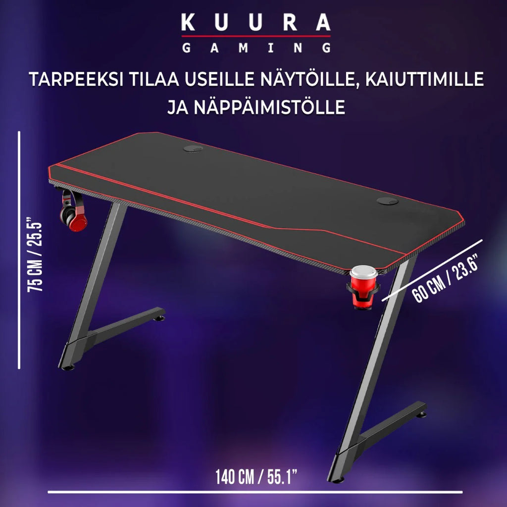 Kuura Gaming Scrivania da gioco Pro