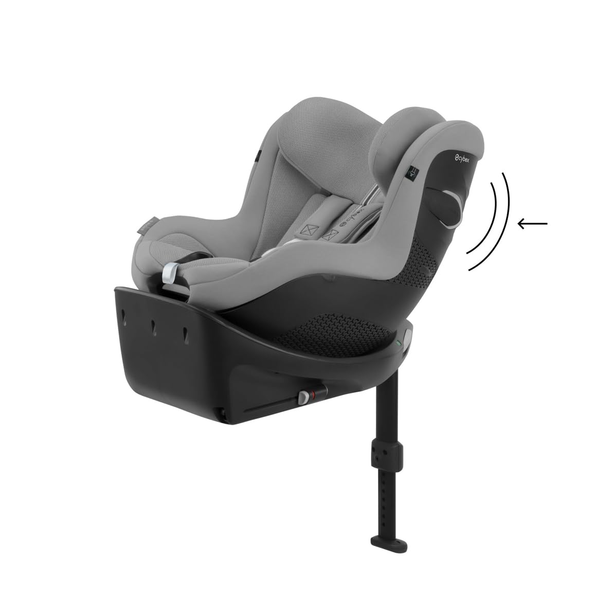 Seggiolino auto CYBEX Gold Sirona Gi i-Size Plus con base, Da 3 mesi a 4 anni circa (Dalla nascita con inserto per neonati), Max. 20 kg, 61-105 cm (Da 40 cm con inserto per neonati), Stormy Blue