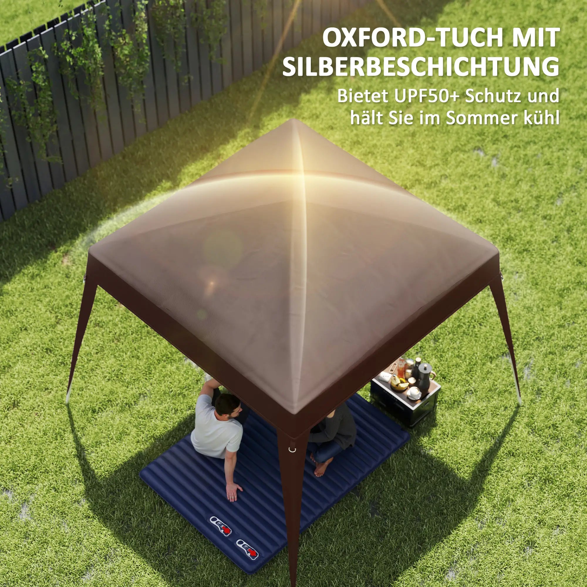 Outsunny Gazebo Telo di ricambio UV50+ Pieghevole