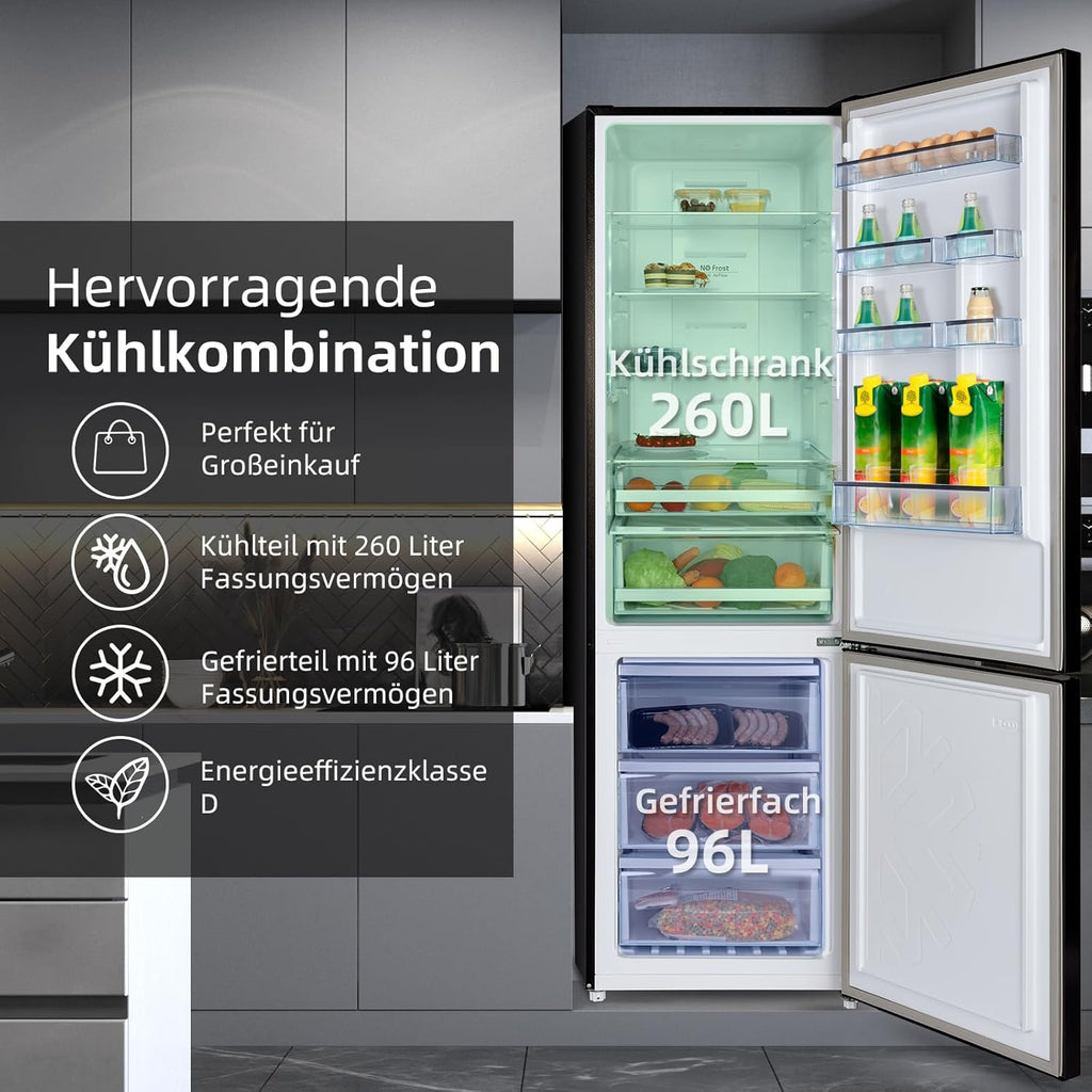 CHiQ Freestanding Fridge with Freezer