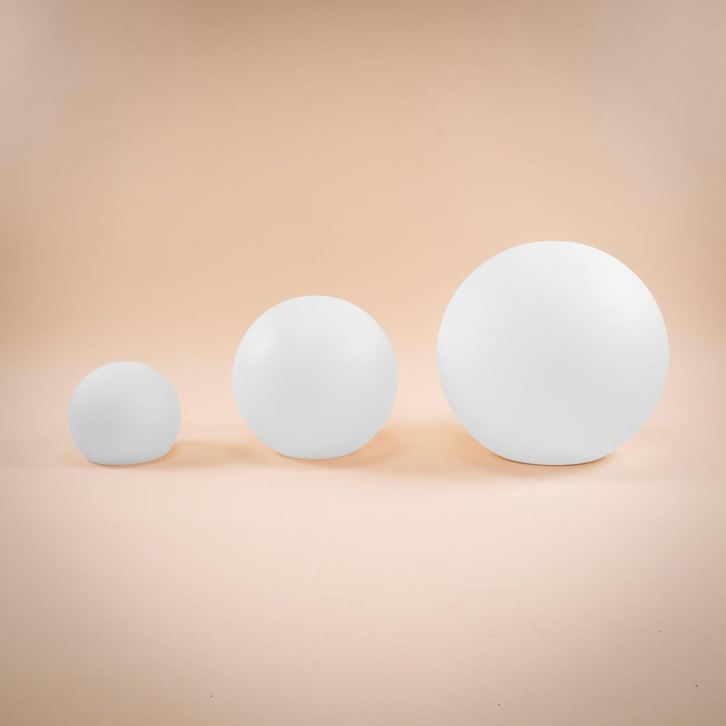 Esotec Sfera solare da giardino SIENA | Set da 3 sfere luminose multicolore per giardino | Illuminazione da giardino, decorazione da giardino per esterni resistente all'inverno | Lampada solare a sfera da esterno | 16 colori di illuminazione 102895