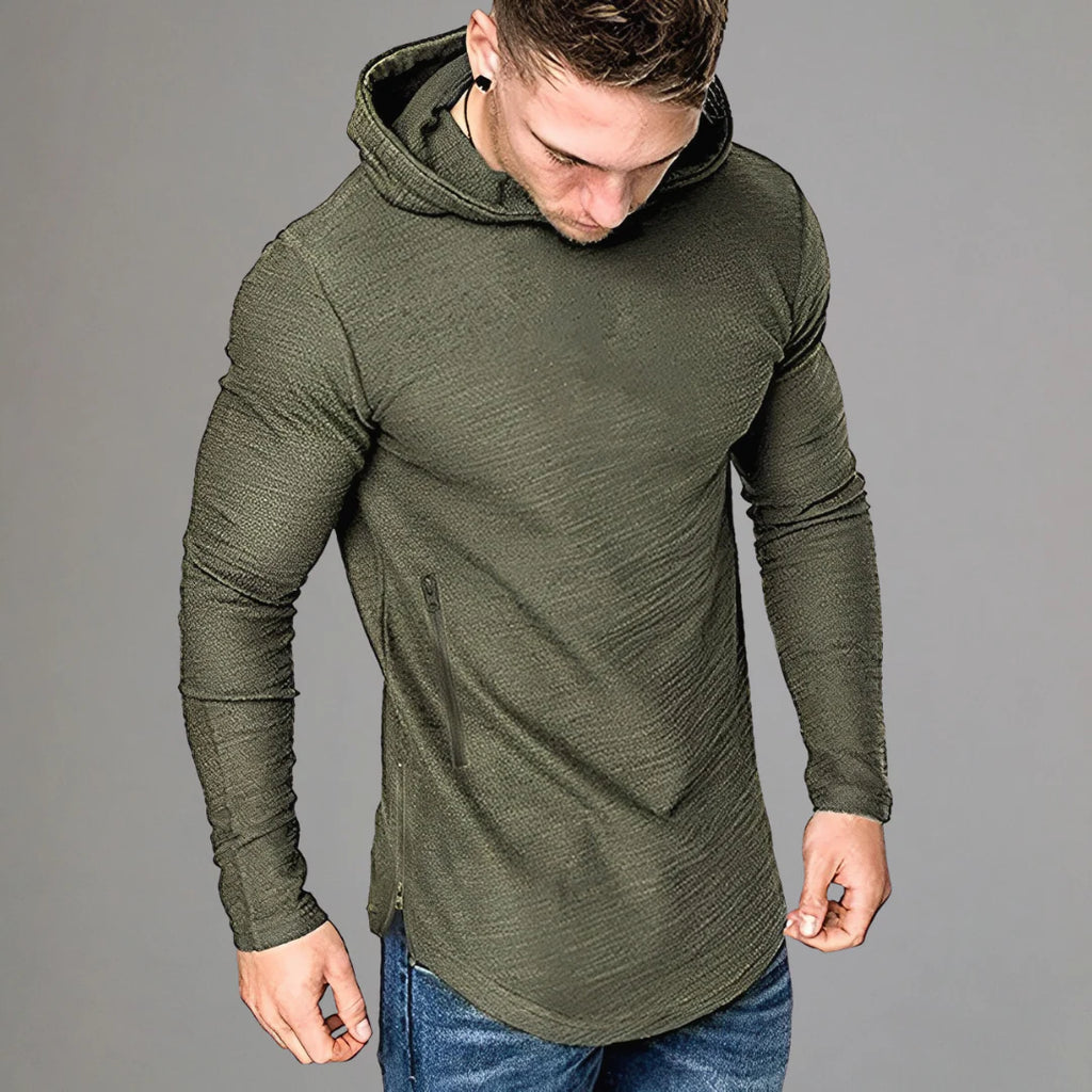 Lozenda - Felpa sportiva da uomo con cappuccio UrbanX