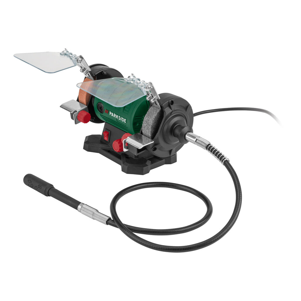 PARKSIDE® «PDFW 120 B3» Smerigliatrice doppia, 120 W - Prodotto di seconda scelta, ottimo