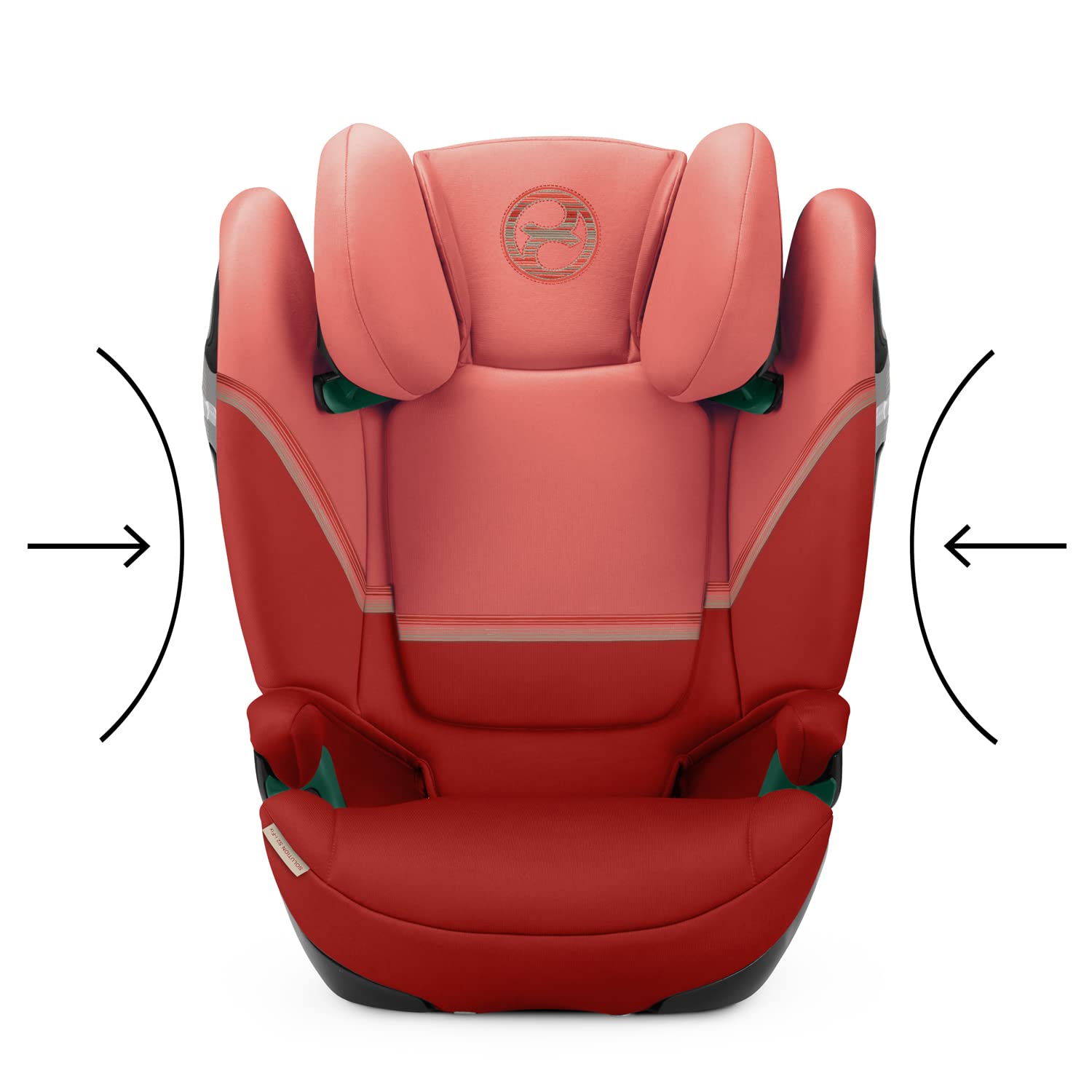 CYBEX Gold Seggiolino auto Solution S2 i-Fix, Per auto con e senza ISOFIX, 100-150 cm, Da 3 a 12 anni circa (15-50 kg), Lava Grey