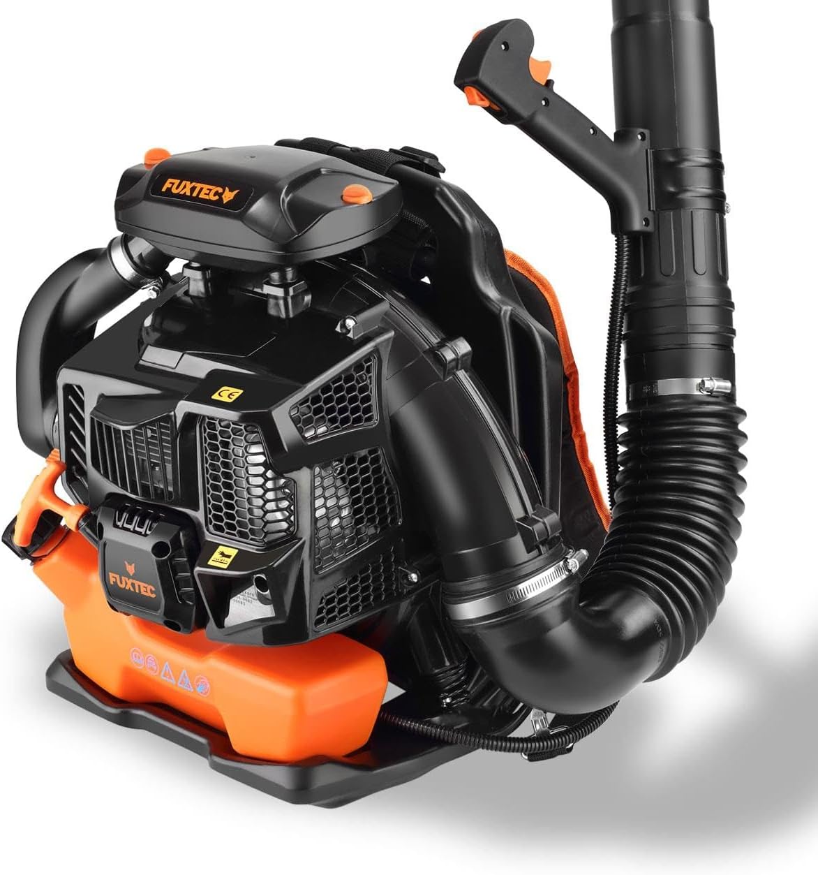 FUXTEC Soffiatore a benzina a zaino FX-LB133T – oltre 300 km/h – comodo per la schiena e portatile per grandi superfici – soffiatore a zaino, soffiatore a 2 tempi