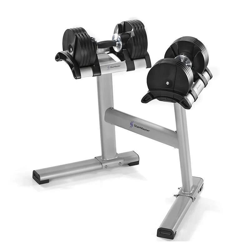 StairMaster Twistlock Hantel-Set inkl. Stnder, verstellbar 2kg bis 20kg