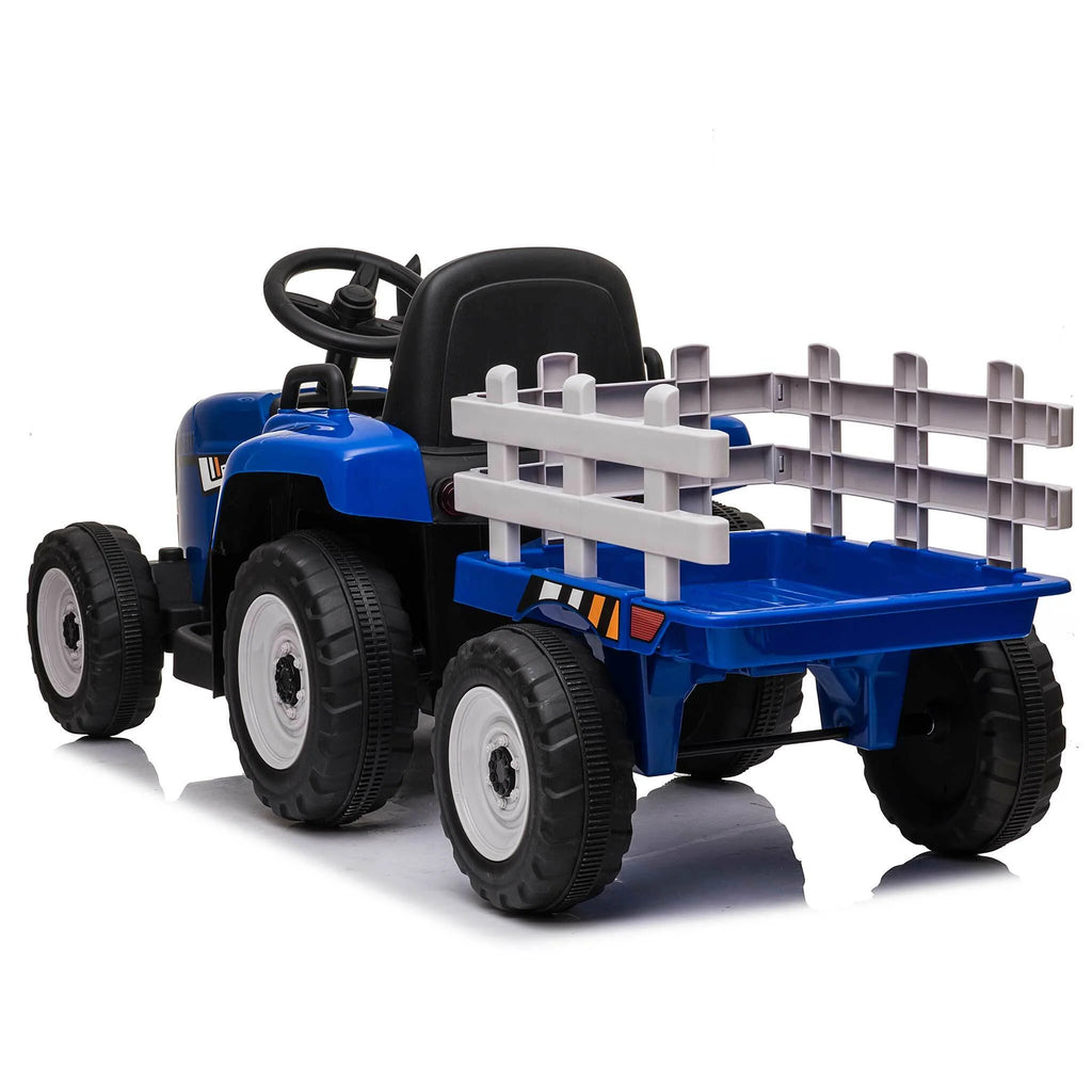 Swoop Macchina Elettrica per Bambini Trattore con Rimorchio