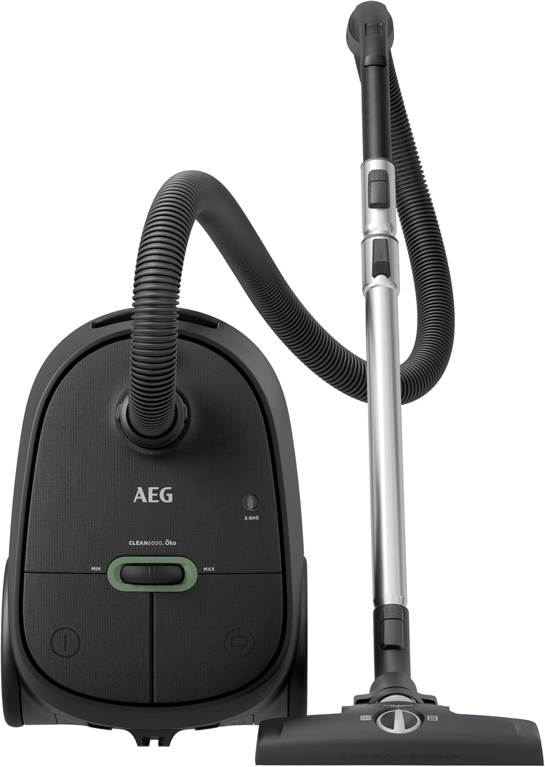 AEG CLEAN 6000 AB61C2DB Aspirapolvere con sacco / elevata potenza di aspirazione / include bocchetta per imbottiti / 50% plastica riciclata / ideale per proprietari di animali domestici / pulizia di tappezzeria / cavo da 12 m / 750 W / Blu