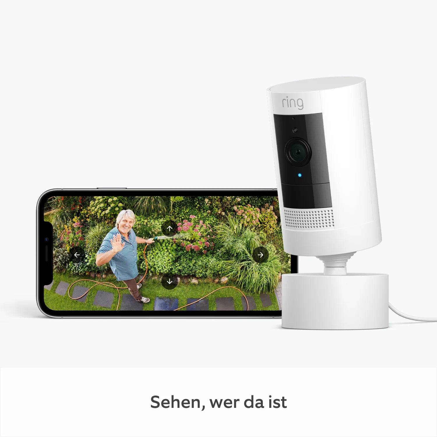 Stick Up Cam Plug-In mit Schwenk-/Kipphalterung