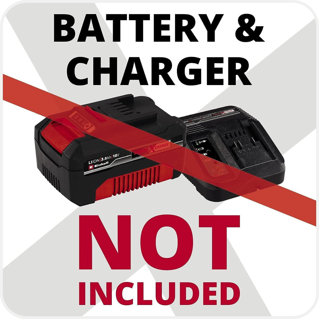Tagliaerba a batteria Einhell GE-CM 36/37 Li-Solo Power X-Change (36 V, larghezza taglio 37 cm, fino a 400 m², cesto di raccolta 45 L, altezza taglio 25-75 mm, senza batteria)