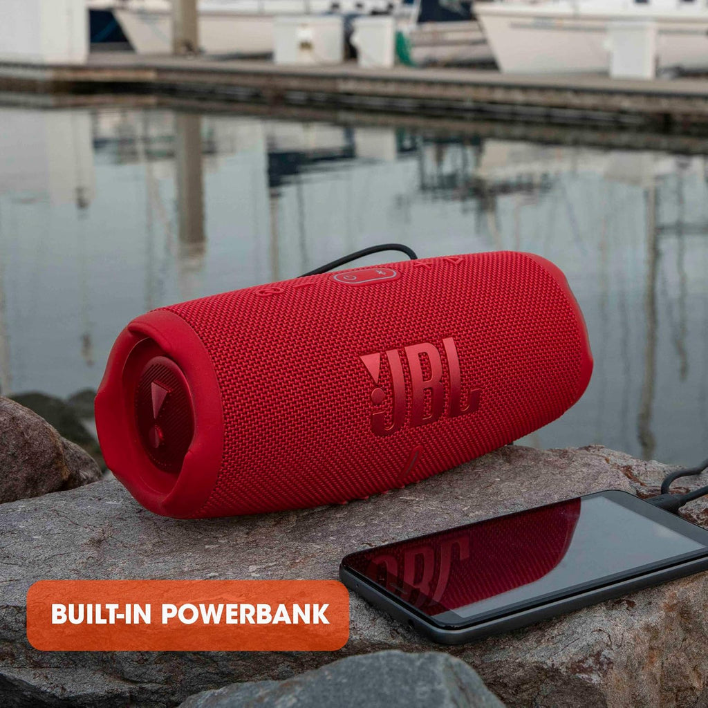 JBL Charge 5 altoparlante Bluetooth nero – Boombox portatile e impermeabile con power bank integrato – Fino a 20 ore di riproduzione musicale wireless con una sola carica della batteria