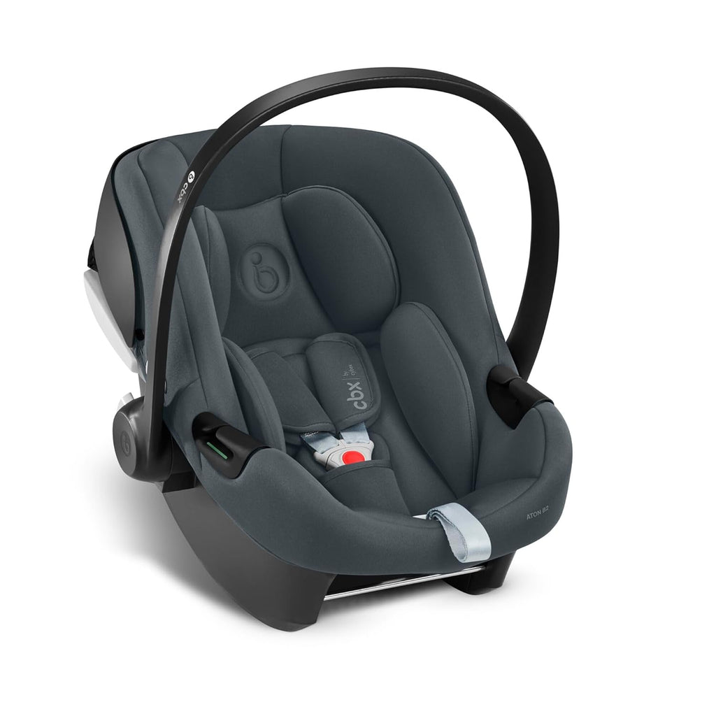 CBX by CYBEX Seggiolino Auto Aton B2 i-Size, Dalla nascita fino a ca. 24 mesi, Max. 13 kg, Inclusivo riduttore neonato, Compatibile con SensorSafe, Rosso