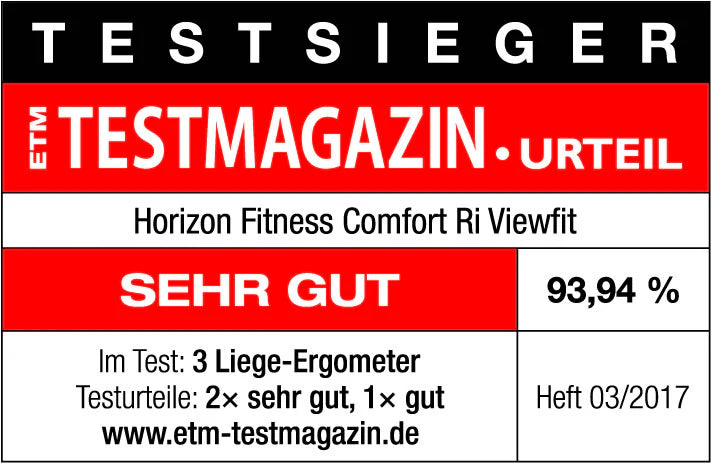 Cyclette orizzontale Horizon Fitness Comfort R8.0