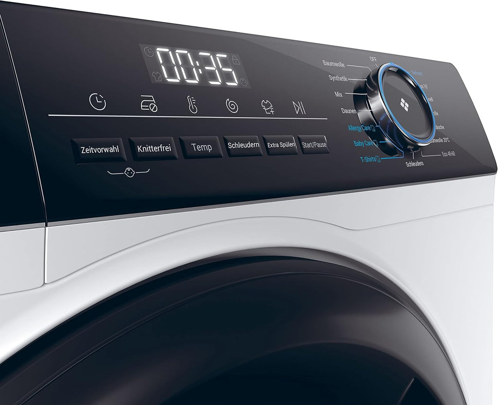 Haier I-PRO SERIE 7 HW80-B14979 Waschmaschine / 8 kg / A - beste Effizienz / Direct Motion Motor - absolut leise / XL-Trommel / Refresh-Dampfprogramm / Vollwasserschutz / ABT
