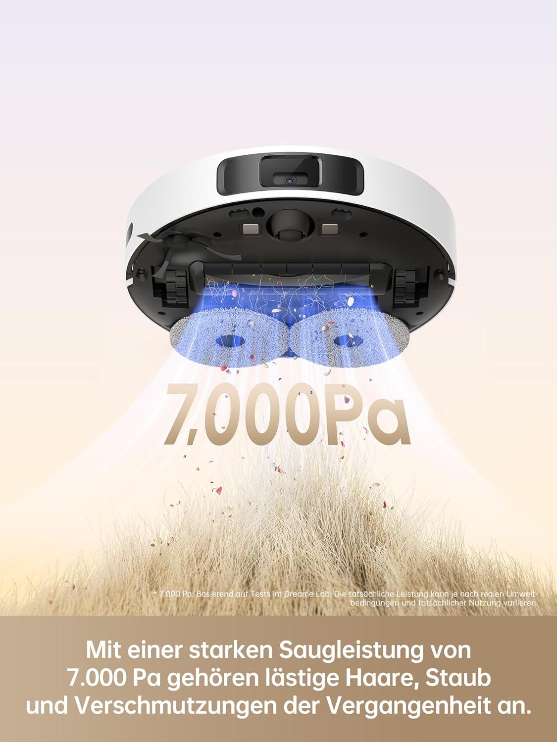 dreame L10 Prime Saugroboter und Wischroboter mit Automatischer Waschstation von Wischpads, 7mm Mopanhebung, LDS Navigation, 4000Pa Saugleistung, 3D Mapping, WiFi/APP
