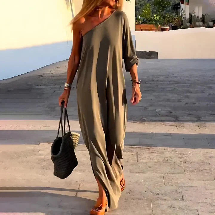 Wendy - Kleid mit halber Schulter