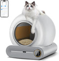 Lettiera per gatti autopulente XXL 68L, toilette per gatti automatica con sacchetti per rifiuti, ingresso basso con controllo APP, lettiera elettrica per 2 gatti, lettiera autopulente per gatti