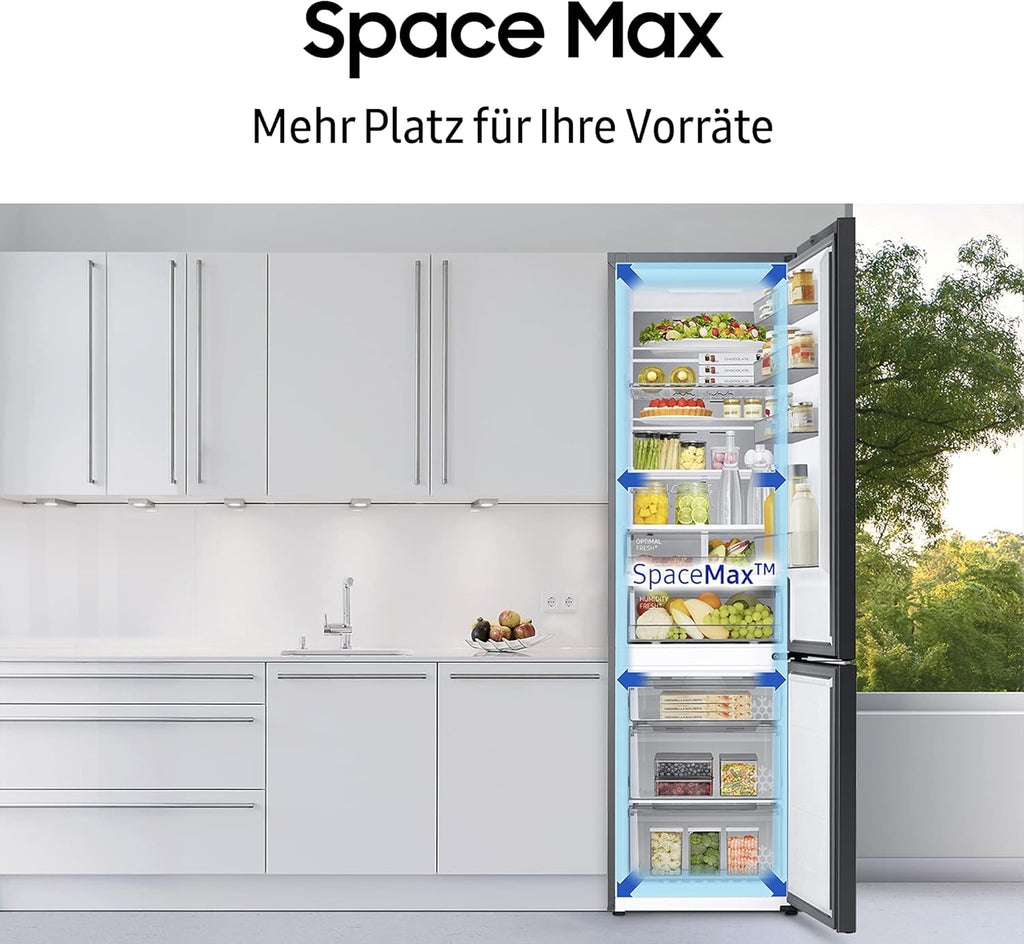 / RL38A7B5BS9/EG / Fridge and Freezer Combination / 203 cm Height.