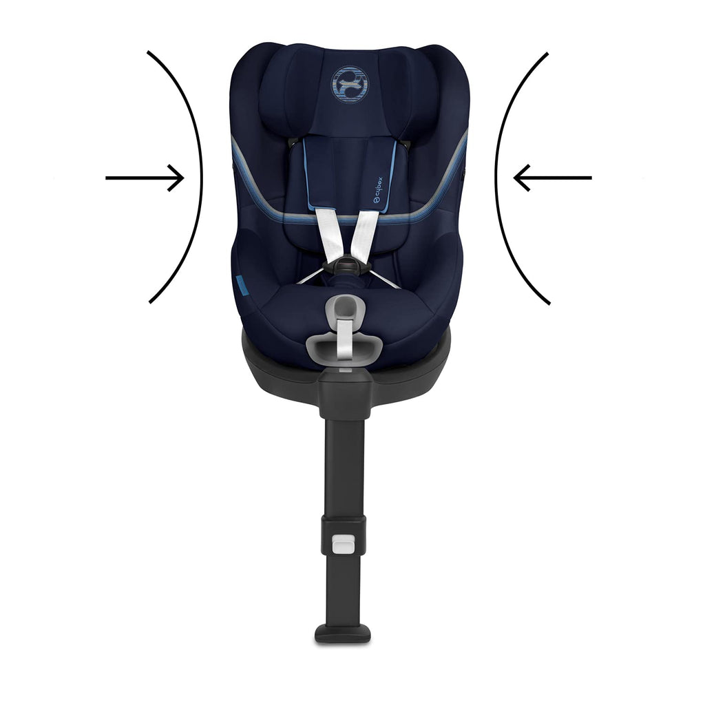CYBEX Gold Kinder-Autositz Sirona S2 i-Size, Ab ca. 3 Monaten bis 4 Jahren, Max. 18 kg, SensorSafe kompatibel, Granite Black