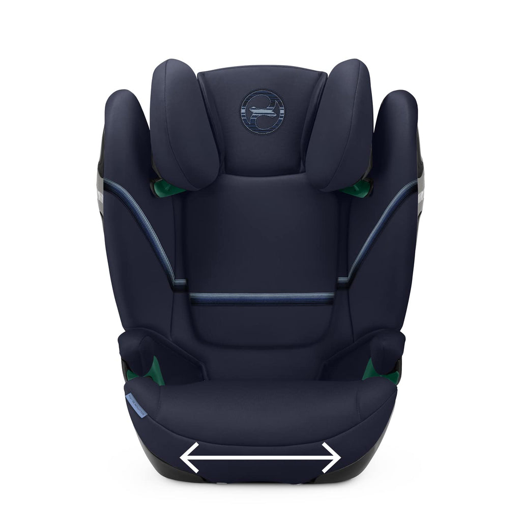 CYBEX Gold Seggiolino auto Solution S2 i-Fix, Per auto con e senza ISOFIX, 100-150 cm, Da 3 a 12 anni circa (15-50 kg), Lava Grey