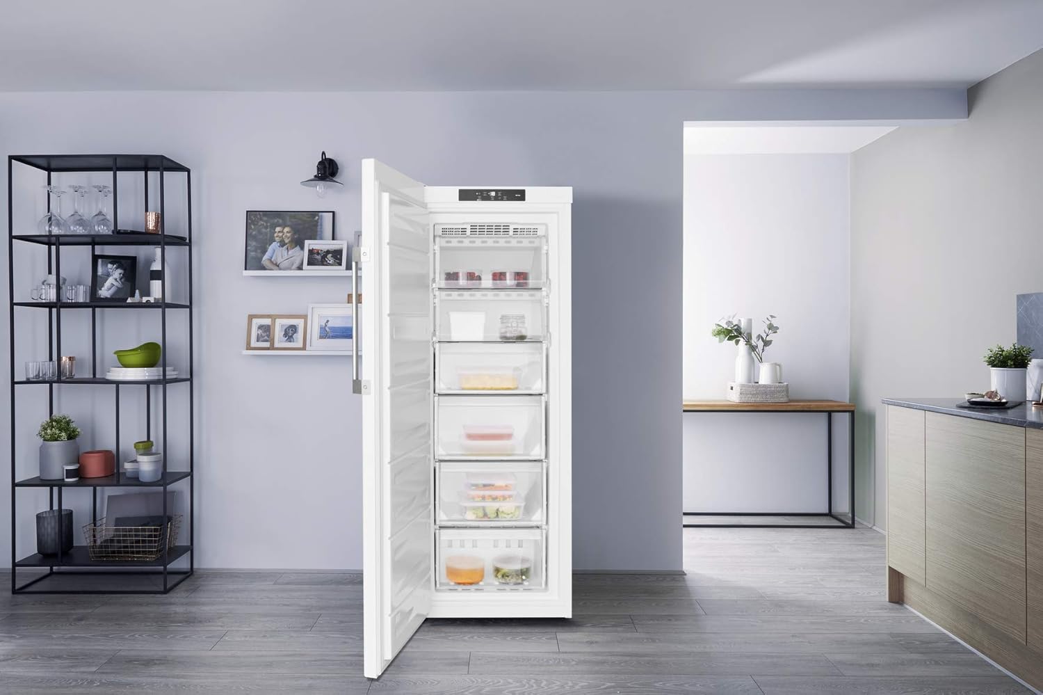 Bauknecht GKN 17G4 WS 2 NoFrost Gefrierschrank / Nutzinhalt 223 Liter/ 167 cm Höhe / ProFreeze/ Supergefrierfunktion/ EasyOpen Ventil, Weiss