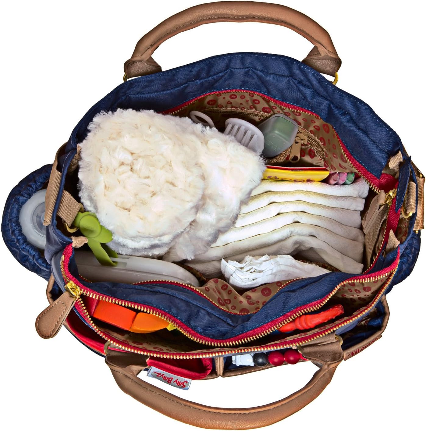 Maman Designer-Wickeltasche, mit passender Wickelunterlage, patentiert, Grün (Grün ), Einheitsgröße