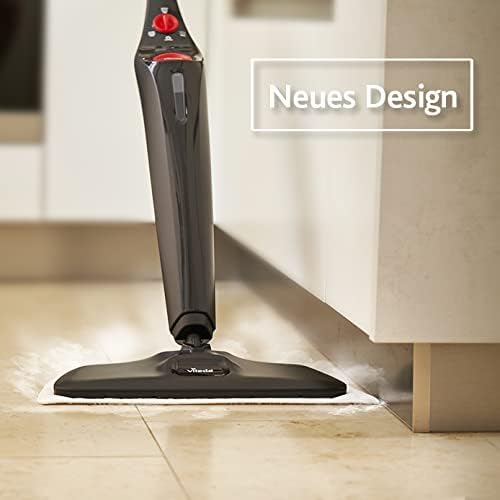 Vileda Steam Plus XXL Dampfreiniger mit PowerPad, hygienische Bodenreinigung von groen Flchen, entfernt bis zu 99,9% der Bakterien und Viren, für alle Bden, Eco-Verpackung
