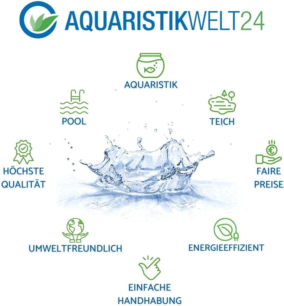 AquaOne Filtro per laghetto a pressione CPF-30000 I Filtro per laghetto fino a 60.000 litri I Filtro biologico per laghetto con sterilizzatore UV-C da 55 Watt con pulizia a manovella I acqua limpida senza alghe in sospensione