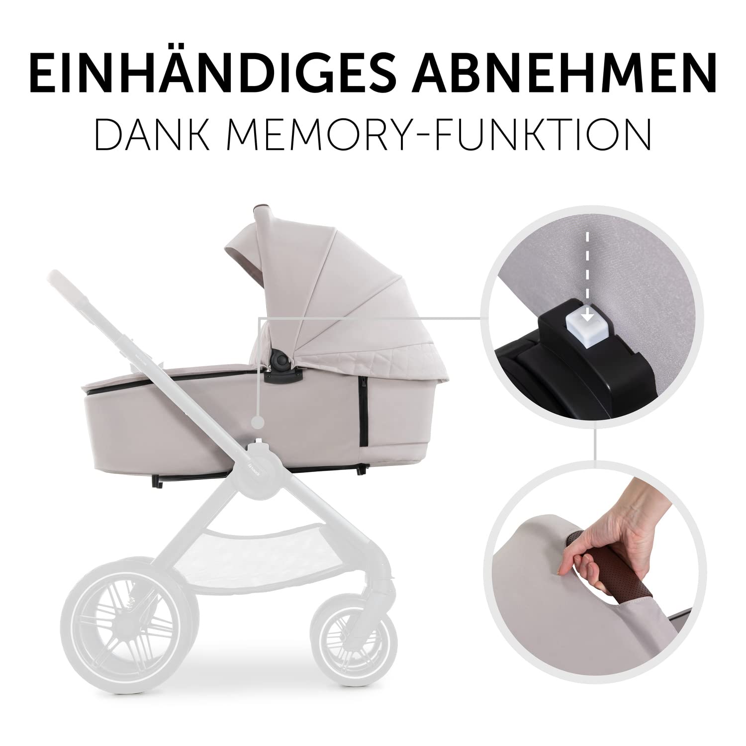 hauck Kinderwagen mit Beindecke Walk N Care ab Geburt bis 22 kg mit Liegefunktion, Becherhalter, Sitz Wendbar & Höhenverstellbar, Gummireifen, Teleskopgriff, UPF 50+, Zusammenklappbar (Dark Navy Blue9