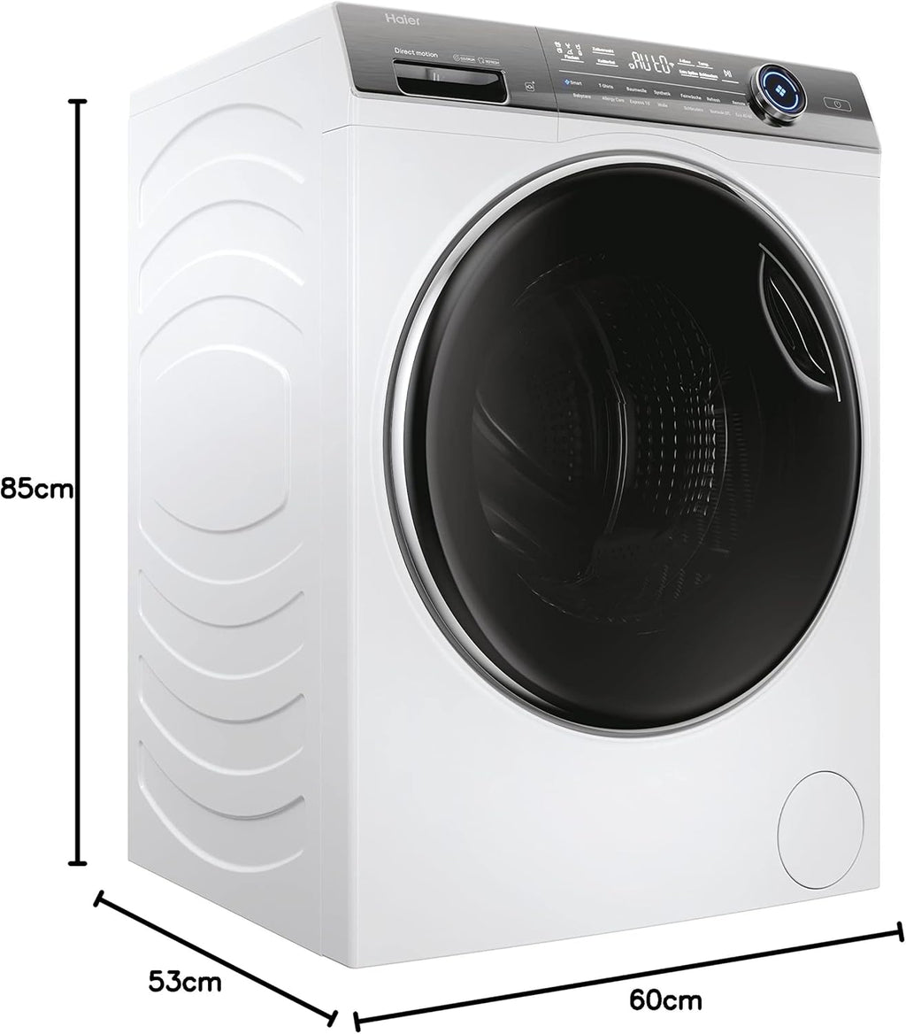 Haier I-PRO SERIE 7 HW80-B14979 Waschmaschine / 8 kg / A - beste Effizienz / Direct Motion Motor - absolut leise / XL-Trommel / Refresh-Dampfprogramm / Vollwasserschutz / ABT
