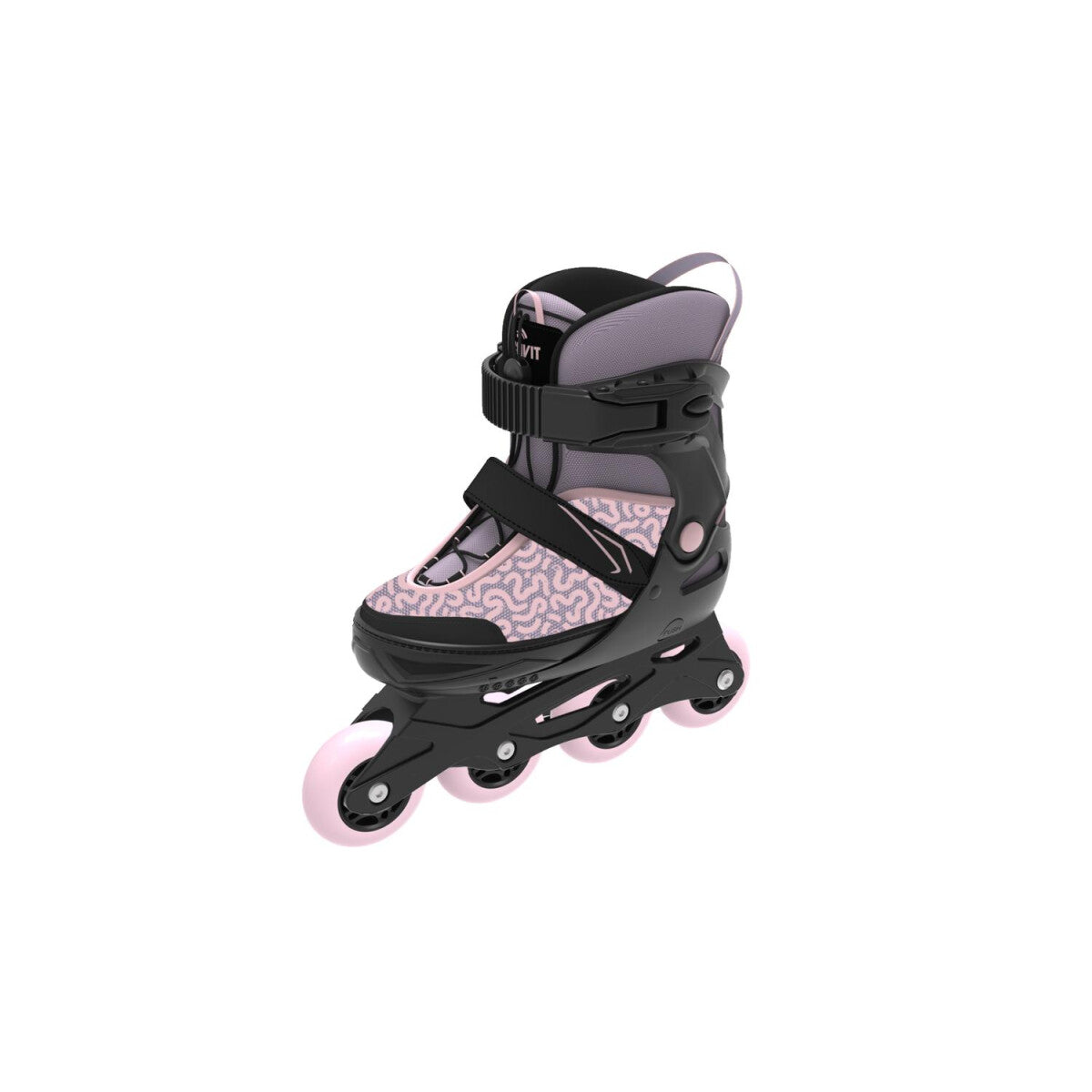 Pattini in linea softboot per bambini CRIVIT, con aiuto per la calzata e maniglia di trasporto (Rosa, 29-33) - B-Ware ottime condizioni