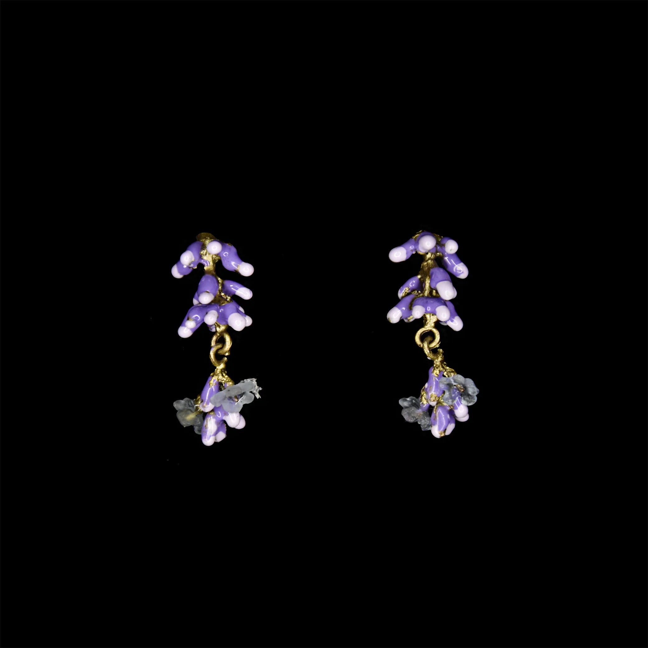 Lavendel Ohrstecker