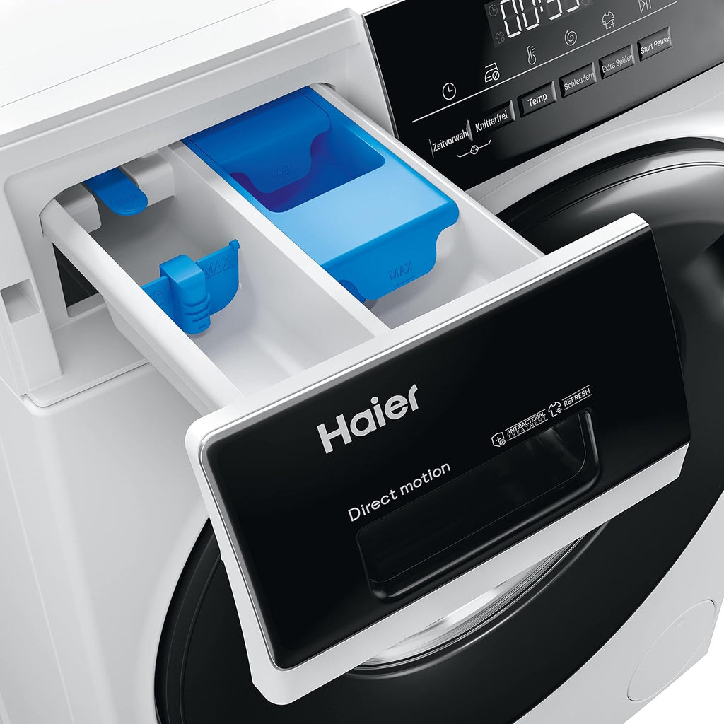 Haier I-PRO SERIE 7 HW80-B14979 Waschmaschine / 8 kg / A - beste Effizienz / Direct Motion Motor - absolut leise / XL-Trommel / Refresh-Dampfprogramm / Vollwasserschutz / ABT