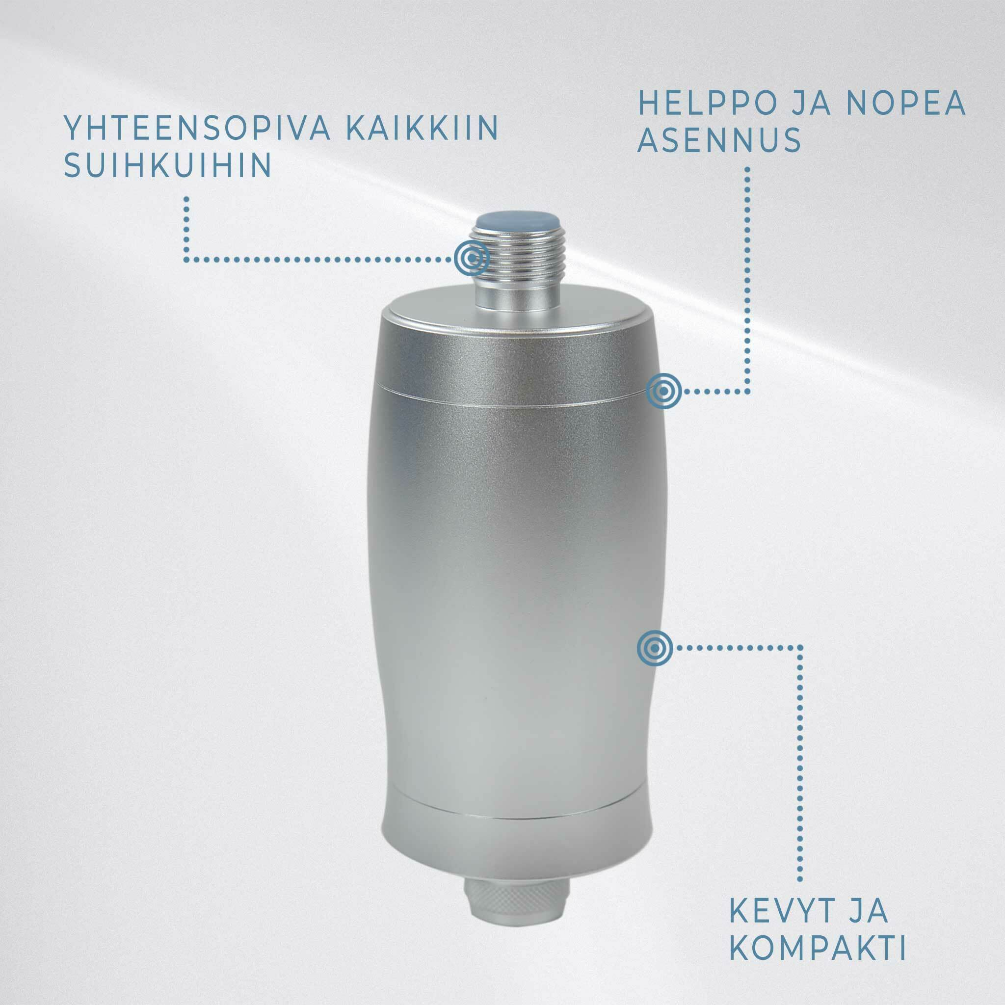 Lykke Filtro Doccia, Argento