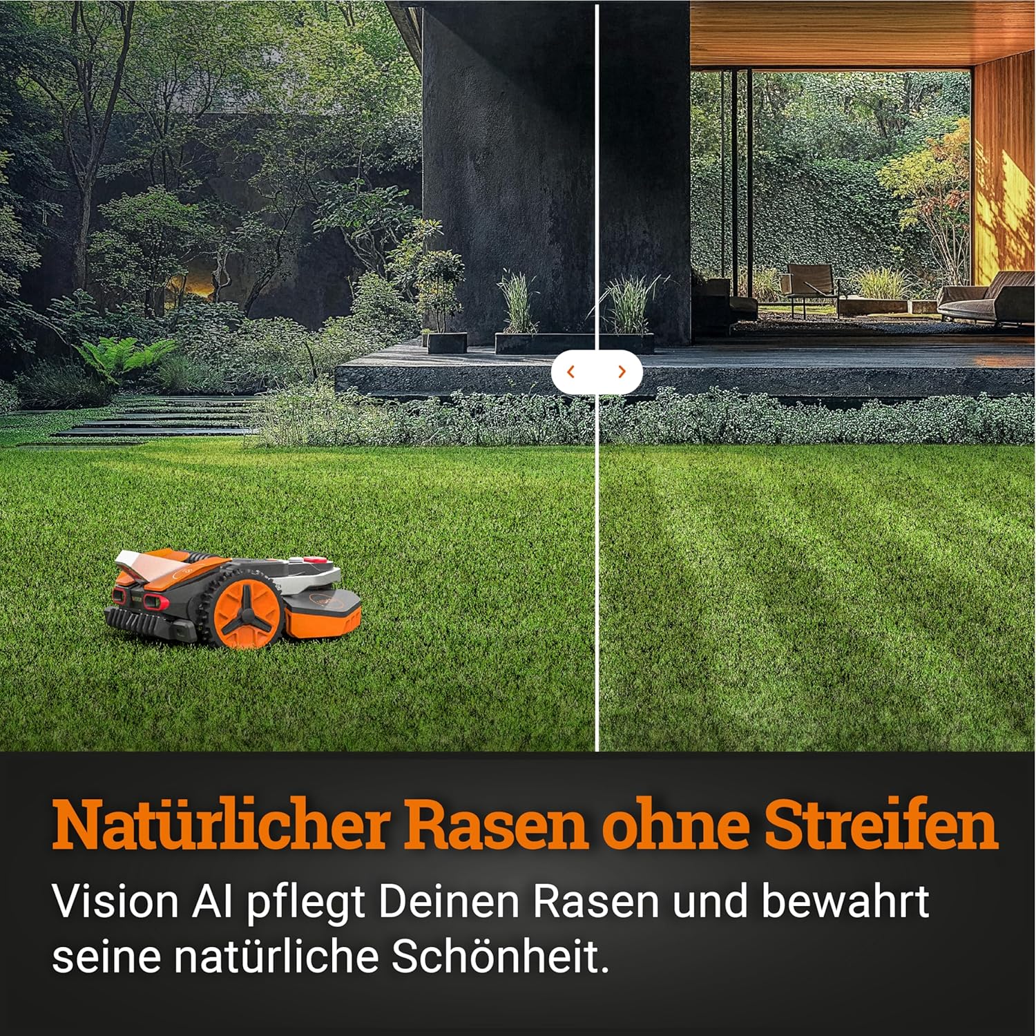 WORX Landroid WR169E Robot Rasaerba con Filo Perimetrale per Giardini fino a 300m² - Navigazione AIA - Controllo tramite App, WLAN, Bluetooth - Taglio Bordo - Larghezza di taglio 16 cm - Altezza di taglio 30-60 mm
