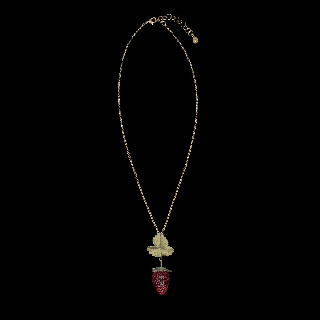 Fragola - Collana con perle grandi